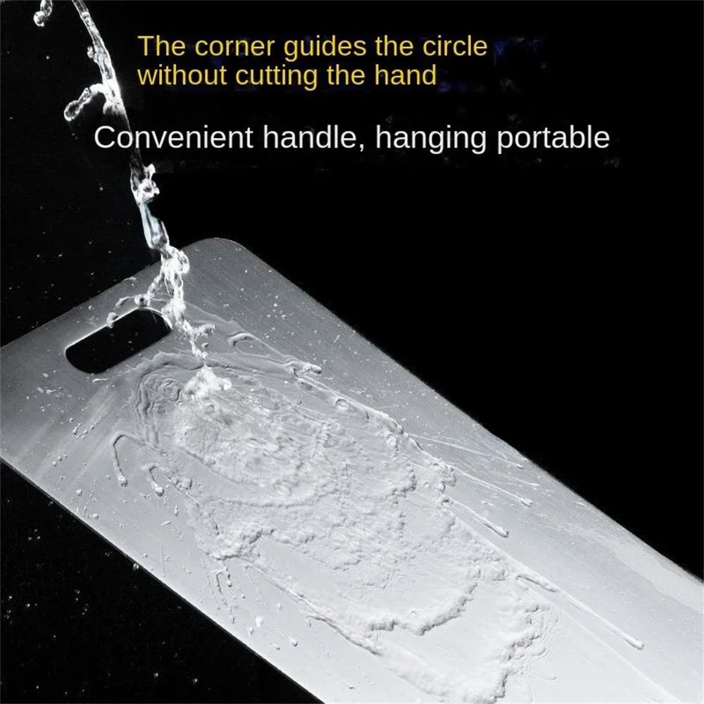 Panel ze stali nierdzewnej 316 i deska do krojenia, kuchenna, domowa, pogrubiona, dwustronna deska do krojenia, blok do ugniatania ciasta.